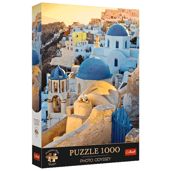 Puzzle Trefl SANTORINI (5900511108538) Numărul de piese: 1000, Vârsta recomandată: 12+ photo 1