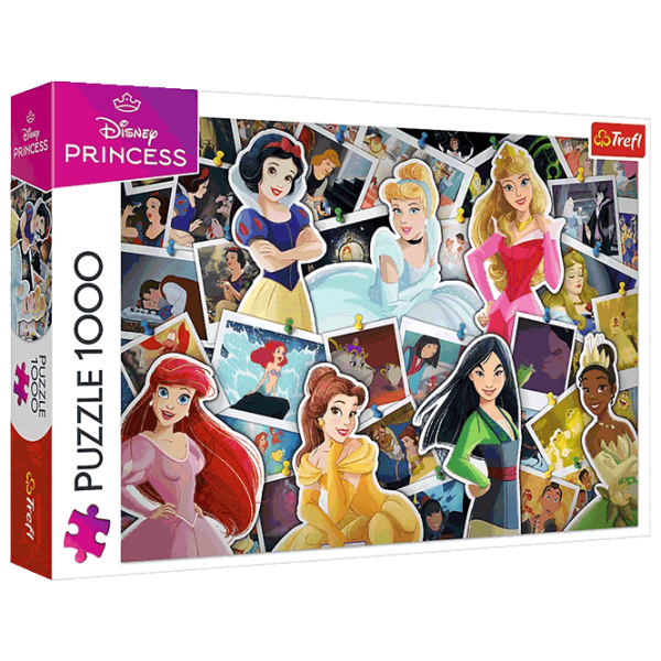 Puzzle Trefl Disney's princesses (5900511109054) Numărul de piese: 1000, Vârsta recomandată: 12+ photo 1