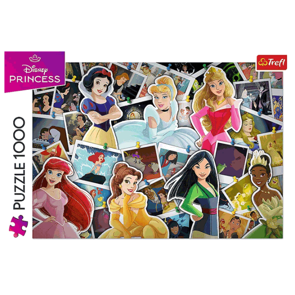 Puzzle Trefl Disney's princesses (5900511109054) Numărul de piese: 1000, Vârsta recomandată: 12+ photo 3