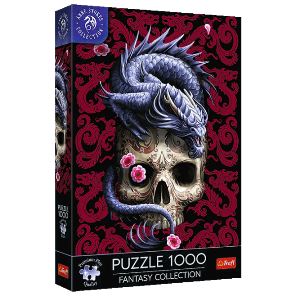 Puzzle Trefl Oriental Dragon (5900511109016) Numărul de piese: 1000, Vârsta recomandată: 12+ photo 1