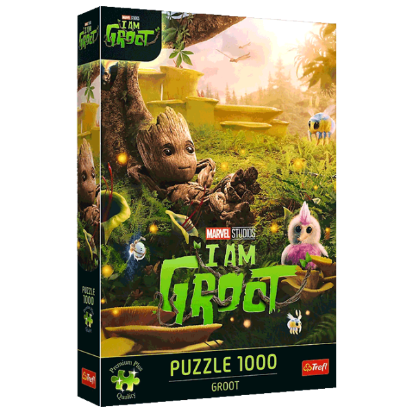 Puzzle Trefl I am Groot (5900511108347) Numărul de piese: 1000, Vârsta recomandată: 12+ photo 1