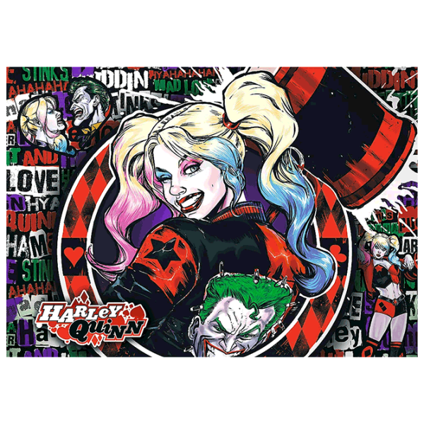 Puzzle Trefl Harley Quinn (5900511108378) Numărul de piese: 1000, Vârsta recomandată: 12+ photo 3