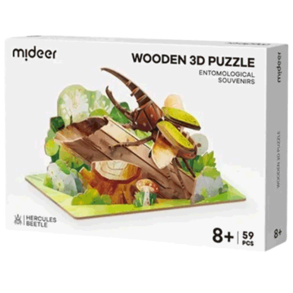 Puzzle Mideer Gândacul Hercules (MD1346) Numărul de piese: 59, Vârsta recomandată: 8+ photo 1