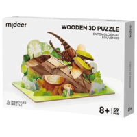 Puzzle Mideer Gândacul Hercules (MD1346) Numărul de piese: 59, Vârsta recomandată: 8+