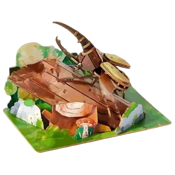 Puzzle Mideer Gândacul Hercules (MD1346) Numărul de piese: 59, Vârsta recomandată: 8+ photo 2