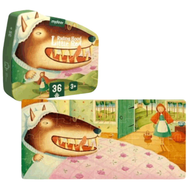Puzzle Mideer Scufita Rosie (MD3205) Numărul de piese: 36, Vârsta recomandată: 3+ photo 1