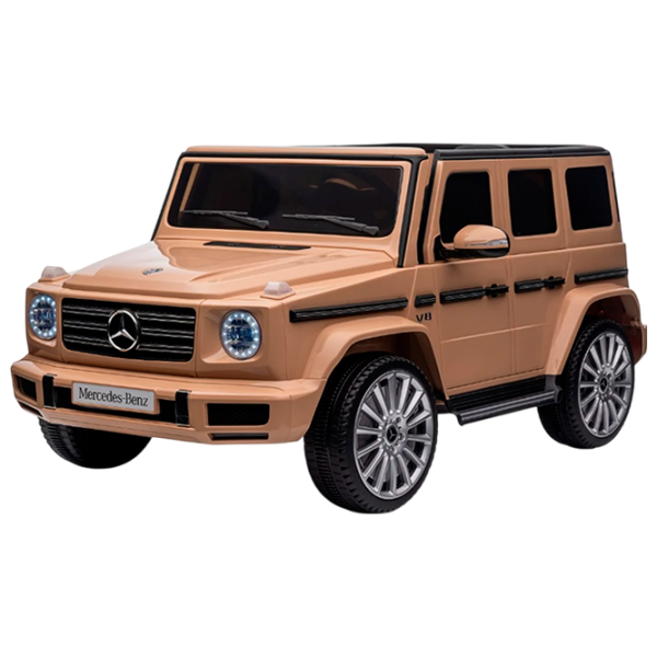 Электромобиль Mercedes-Benz G500 Richi Tichi MX627 / 3 Бежевый 3+ | 30 кг | 7 км/ч photo 1