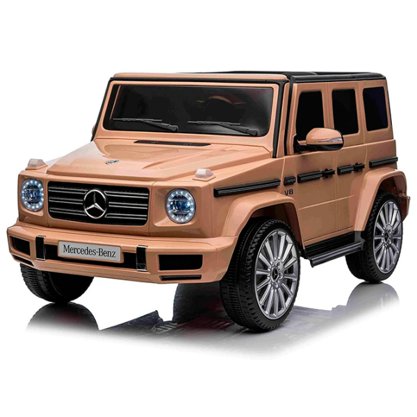 Электромобиль Mercedes-Benz G500 Richi Tichi MX627 / 3 Бежевый 3+ | 30 кг | 7 км/ч photo 3