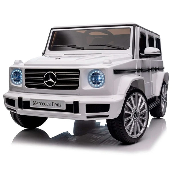 Mașină electrică Mercedes-Benz G500 Richi Tichi MX627/2 White 3+ | 30 kg | 7 km/h photo 2