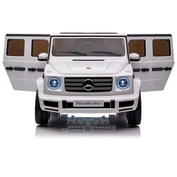 Mașină electrică Mercedes-Benz G500 Richi Tichi MX627/2 White 3+ | 30 kg | 7 km/h photo 4