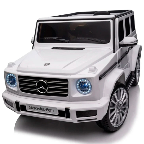 Mașină electrică Mercedes-Benz G500 Richi Tichi MX627/2 White 3+ | 30 kg | 7 km/h photo 5