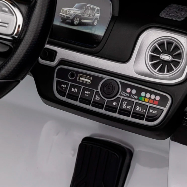 Mașină electrică Mercedes-AMG G500 Richi Tichi RT307 / 1 White 3+ | 50 kg |  photo 4