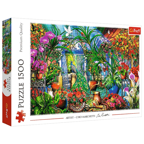 Puzzle Trefl Secret Garden (5900511261882) Numărul de piese: 1500, Vârsta recomandată: 12+ photo 1
