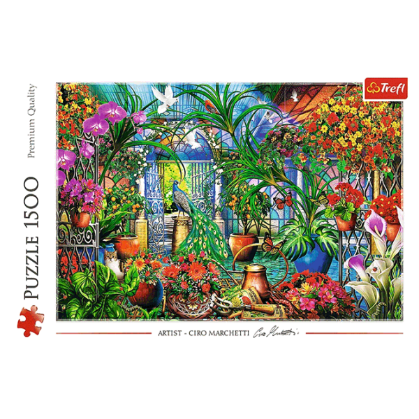 Puzzle Trefl Secret Garden (5900511261882) Numărul de piese: 1500, Vârsta recomandată: 12+ photo 2