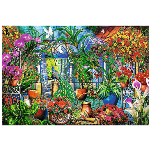 Puzzle Trefl Secret Garden (5900511261882) Numărul de piese: 1500, Vârsta recomandată: 12+ photo 3