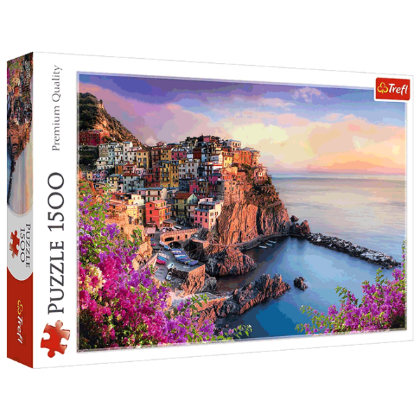 Puzzle Trefl View of Manarola (5900511261370) Numărul de piese: 1500, Vârsta recomandată: 12+ photo 1