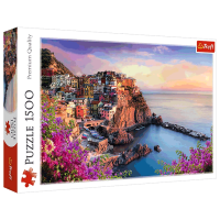 Puzzle Trefl View of Manarola (5900511261370) Numărul de piese: 1500, Vârsta recomandată: 12+