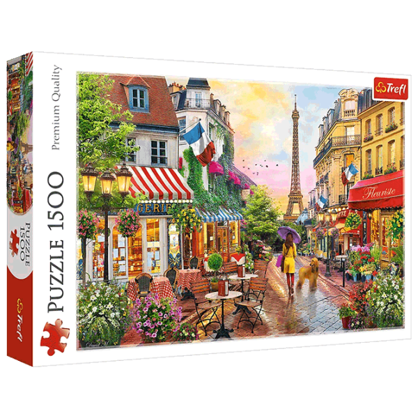 Puzzle Trefl Charming Paris (5900511261561) Numărul de piese: 1500, Vârsta recomandată: 12+ photo 1
