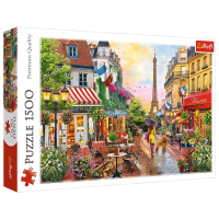 Puzzle Trefl Charming Paris (5900511261561) Numărul de piese: 1500, Vârsta recomandată: 12+