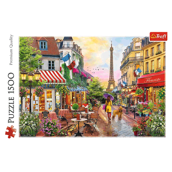 Puzzle Trefl Charming Paris (5900511261561) Numărul de piese: 1500, Vârsta recomandată: 12+ photo 2