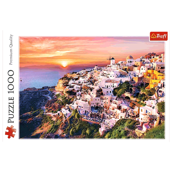 Puzzle Trefl Sunset over Santorini (5900511104356) Numărul de piese: 1000, Vârsta recomandată: 12+ photo 2