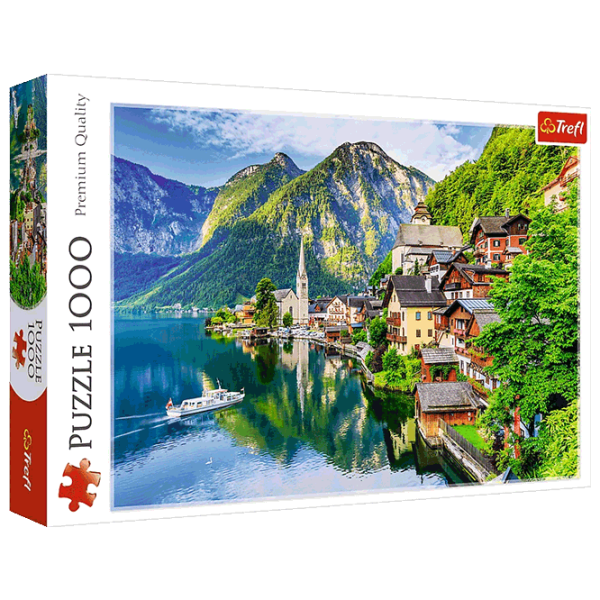 Puzzle Trefl Hallstatt,Austria (5900511106701) Numărul de piese: 1000, Vârsta recomandată: 10+ photo 1