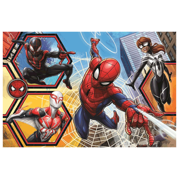 Puzzle Trefl Spiderman (5900511410068) Numărul de piese: 24, Vârsta recomandată: 3+ photo 1