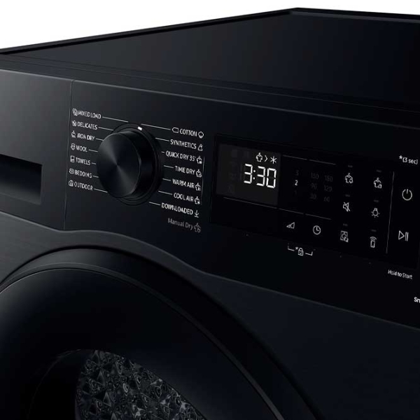 Mașină de uscat rufe Samsung DV90CGC0A0ABLE Black 9 kg, A++ photo 6
