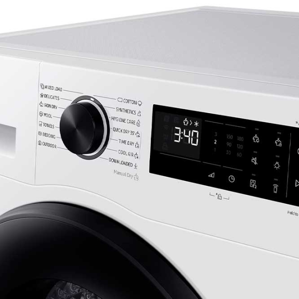 Mașină de uscat rufe Samsung DV90CGC2A0AELE White 9 kg, A+++ photo 8
