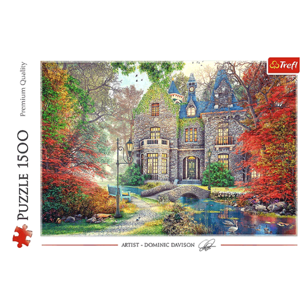 Puzzle Trefl Autumn Manor (5900511262131) Numărul de piese: 1500, Vârsta recomandată: 12+ photo 3
