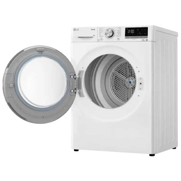 Mașină de uscat rufe LG RH90V5AV6N White 9 kg, A++ photo 5