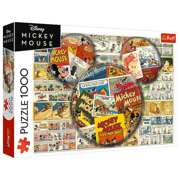 Puzzle Trefl Mickey Mouse (5900511109047) Numărul de piese: 1000, Vârsta recomandată: 12+ photo 1