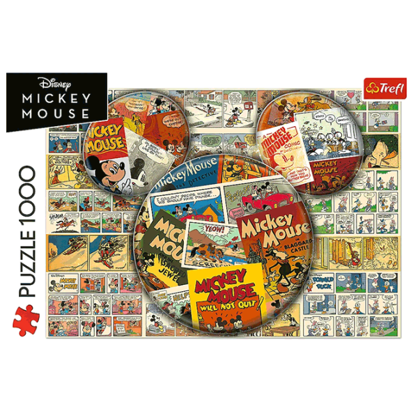 Puzzle Trefl Mickey Mouse (5900511109047) Numărul de piese: 1000, Vârsta recomandată: 12+ photo 3