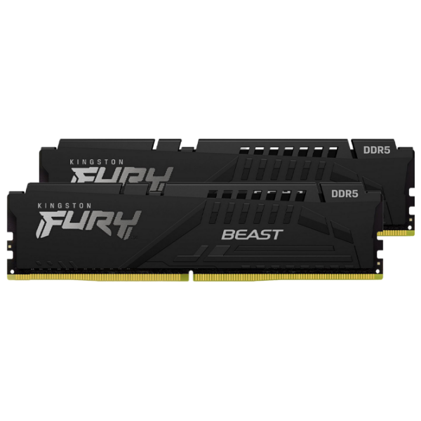 Memorie RAM 64 GB Kingston FURY Beast KF564C32BBEK2-64 DIMM, DDR5, 6400 MHz photo 1