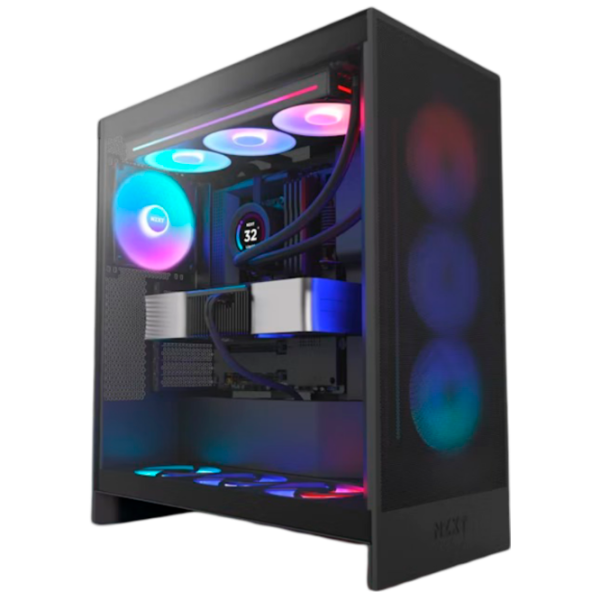 Корпус NZXT H7 Flow RGB (2024) Черный micro ATX photo 1