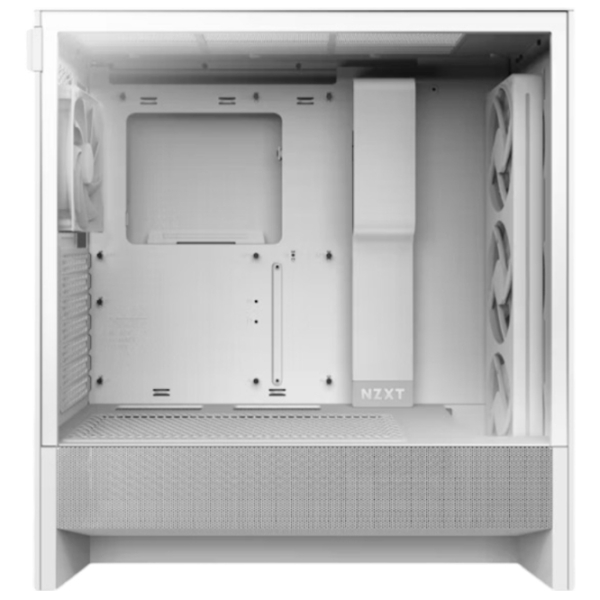 Корпус NZXT H5 Flow RGB (2024) Белый micro ATX photo 3
