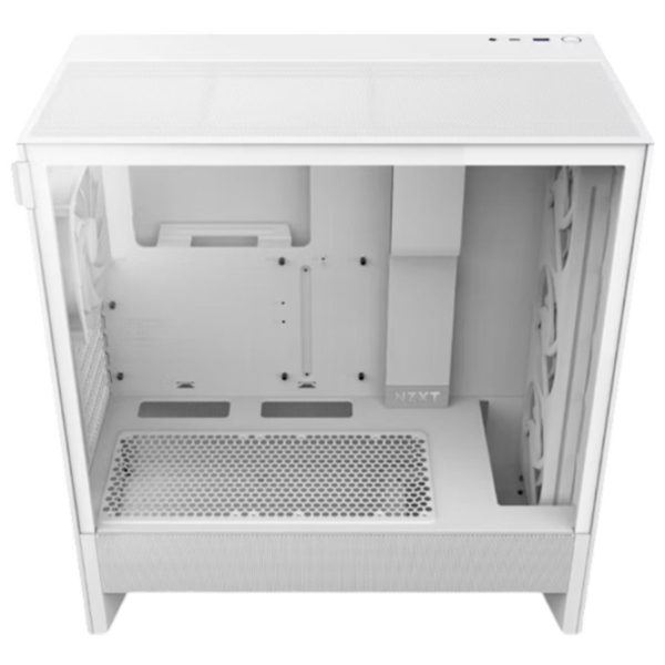 Корпус NZXT H5 Flow RGB (2024) Белый micro ATX photo 4