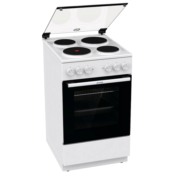 Aragaz Gorenje GE5A21WH White Tipul plitei: Electrică, 68 l, Tipul cuptorului: Electric photo 1
