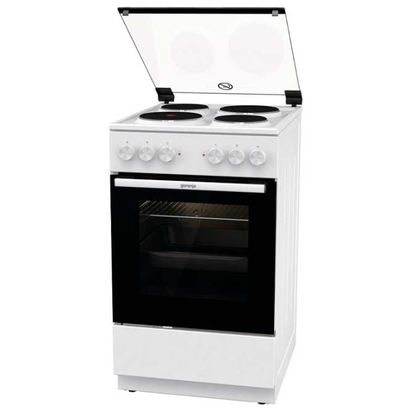 Aragaz Gorenje GE5A21WH White Tipul plitei: Electrică, 68 l, Tipul cuptorului: Electric photo 2