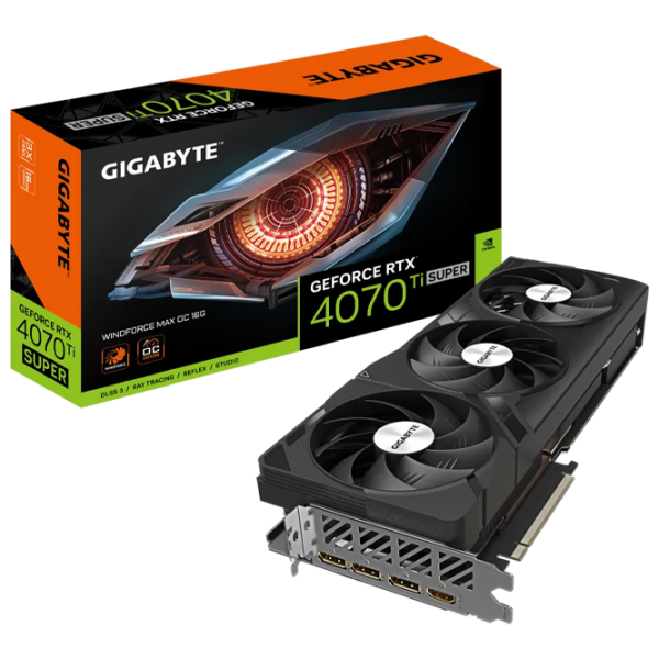 Видеокарта Gigabyte GeForce RTX­­ 4070 Ti SUPER WINDFORCE MAX OC 16 ГБ PCI Express x16 4.0 photo 8