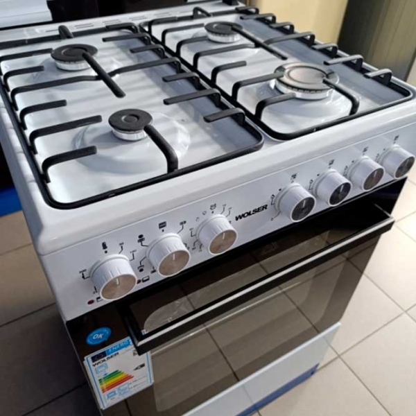 Плита Wolser WL-TR 6064 WGE Белый Тип плиты: Газовая, , Тип духовки: Электрическая photo 3