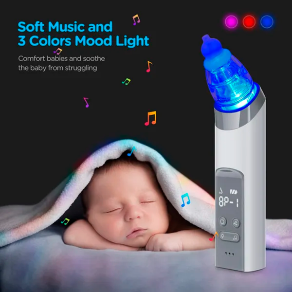 Назальный аспиратор LANTONKIN Electric Nasal Aspirator & Blackhead Remover 700 мАч / Серый photo 4
