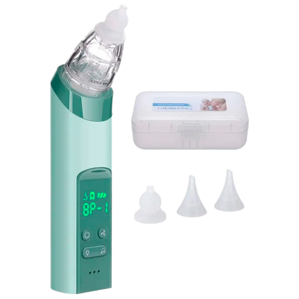 Назальный аспиратор LANTONKIN Electric Nasal Aspirator & Blackhead Remover 700 мАч / Зеленый photo 3