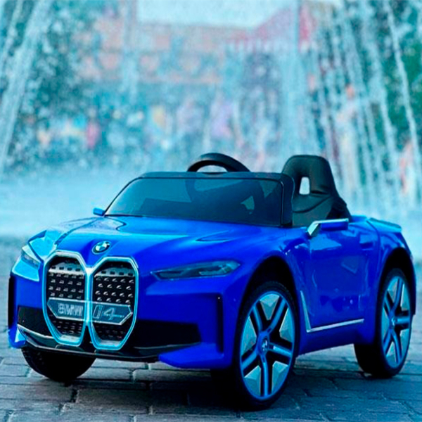 Mașină electrică BMW i4 Lean Cars JE1009/3 Blue 3+ | 30 kg | 8 km/h photo 2