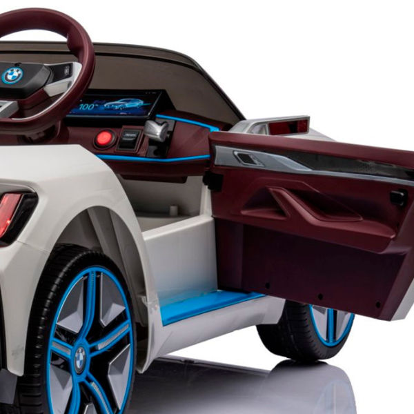 Электромобиль BMW i4 Lean Cars JE1009/1 Белый 3+ | 30 кг | 8 км/ч photo 3