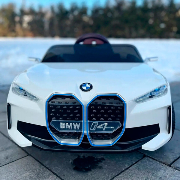 Электромобиль BMW i4 Lean Cars JE1009/1 Белый 3+ | 30 кг | 8 км/ч photo 6