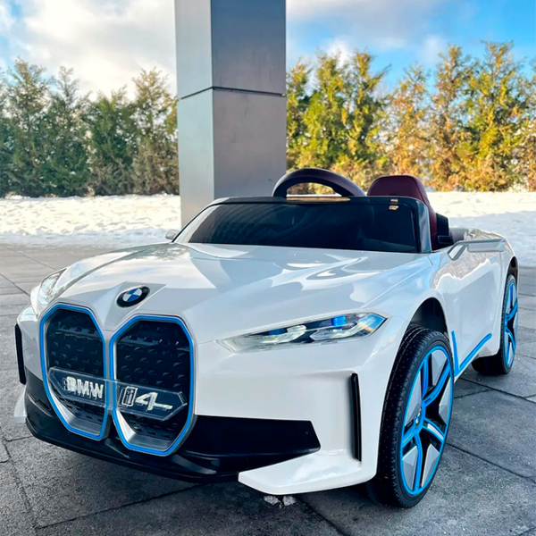 Электромобиль BMW i4 Lean Cars JE1009/1 Белый 3+ | 30 кг | 8 км/ч photo 7