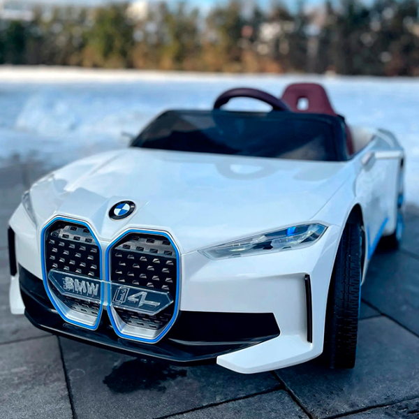 Электромобиль BMW i4 Lean Cars JE1009/1 Белый 3+ | 30 кг | 8 км/ч photo 9