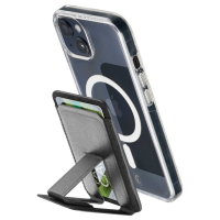 Suport pentru telefon Cellularline Pocket Stand Mag Black 