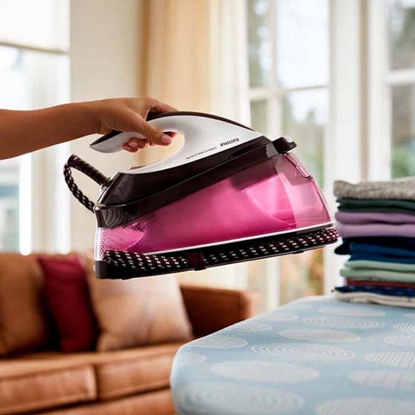Fier de călcat Philips GC7842/40 Purple 2400 W, 120 g/min, 1.5 l, SteamGlide photo 4